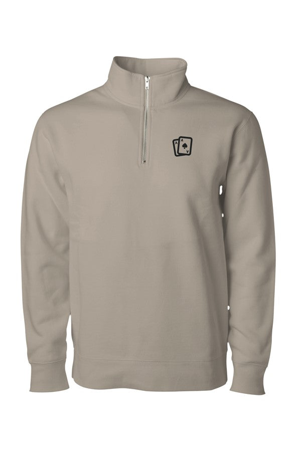 Pocket Aces Midweight Quarter Zip Pullover