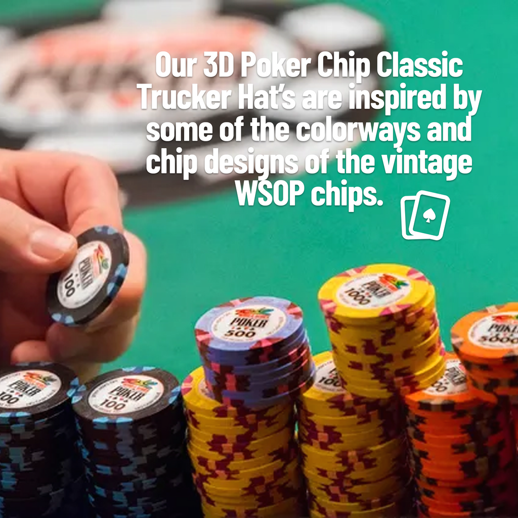 3D Poker Chip Classic Trucker Hat