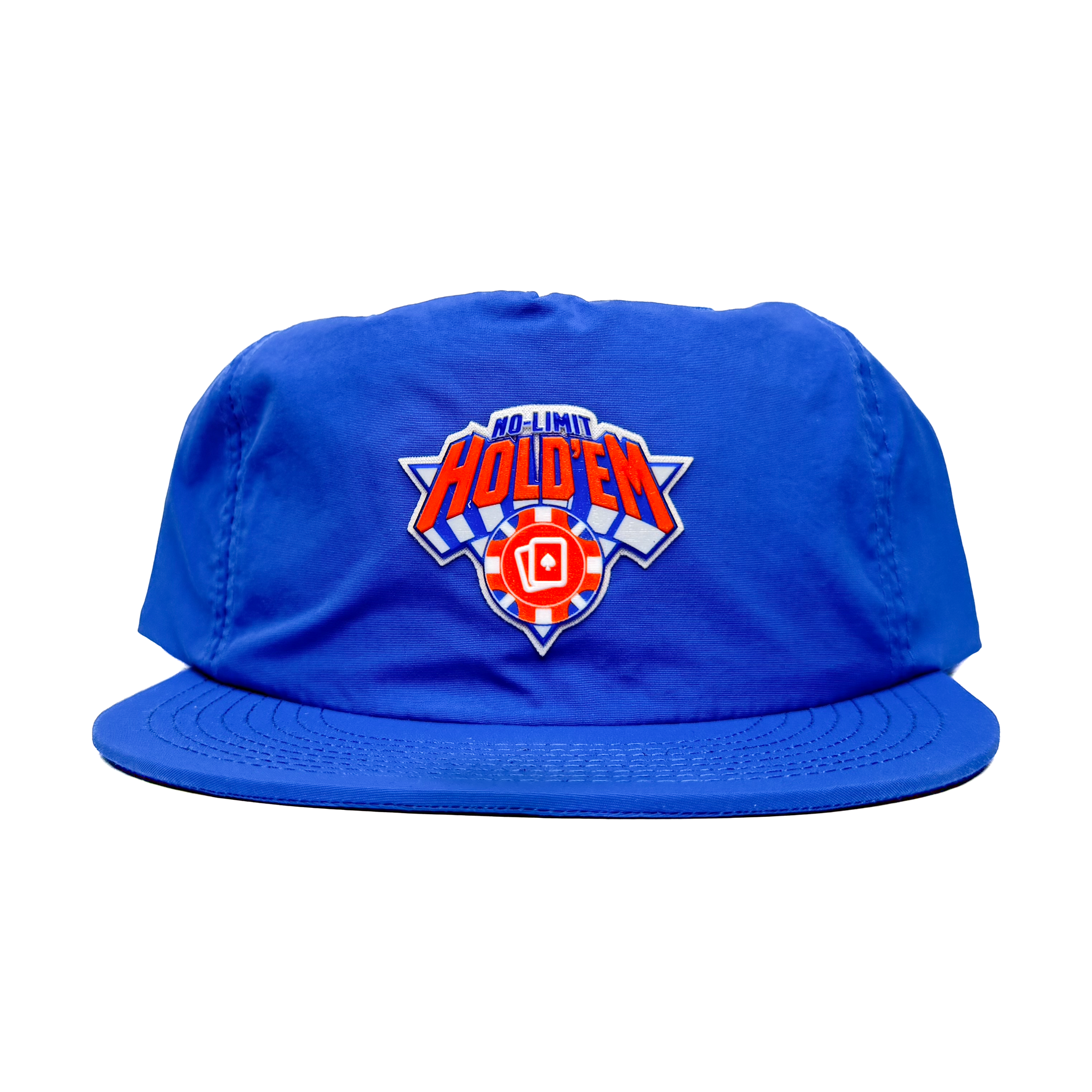 No Limit Hold'em Hat Blue