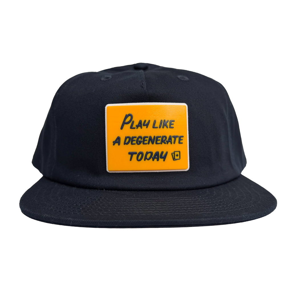 Play Like a Degen Blue Hat