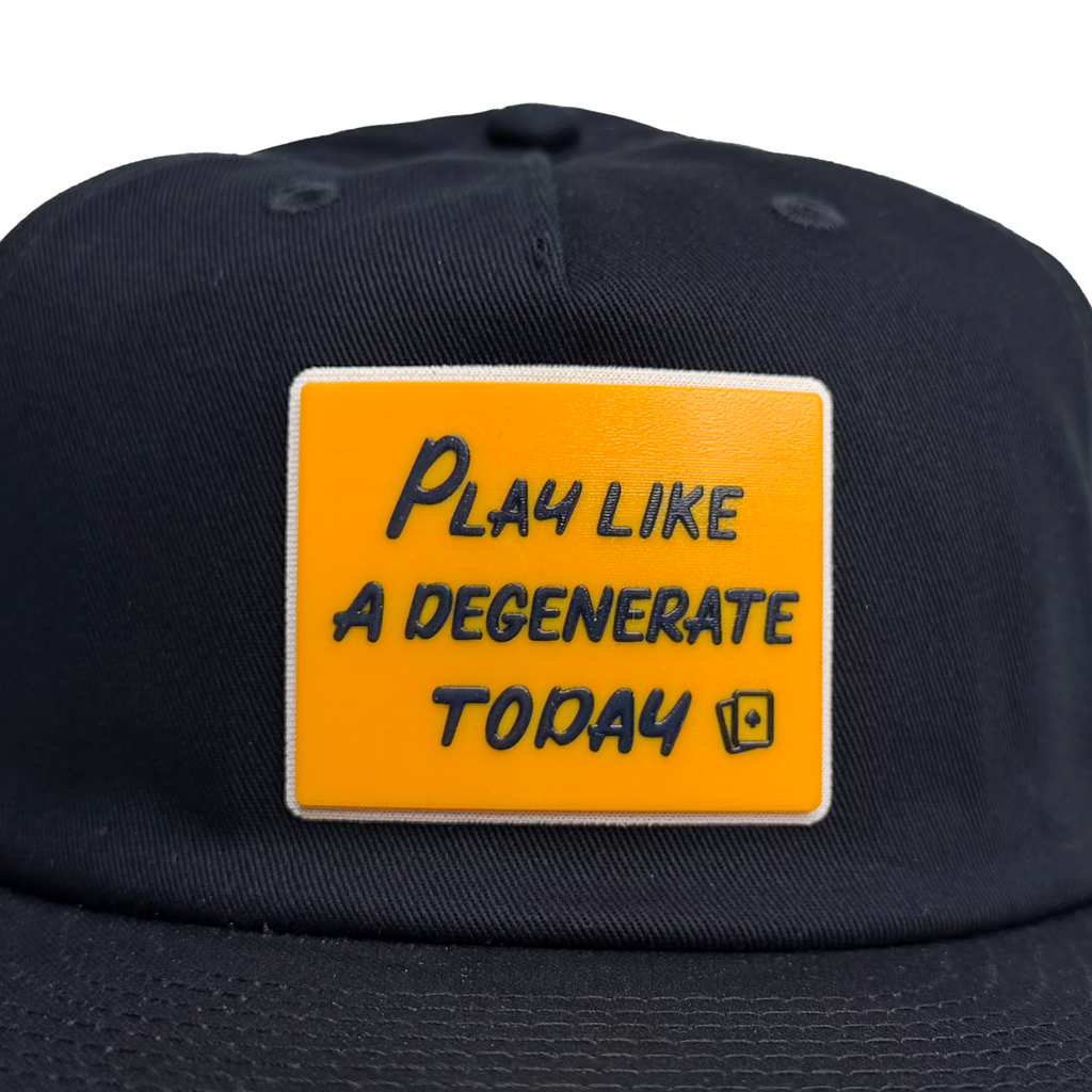 Play Like a Degen Blue Hat