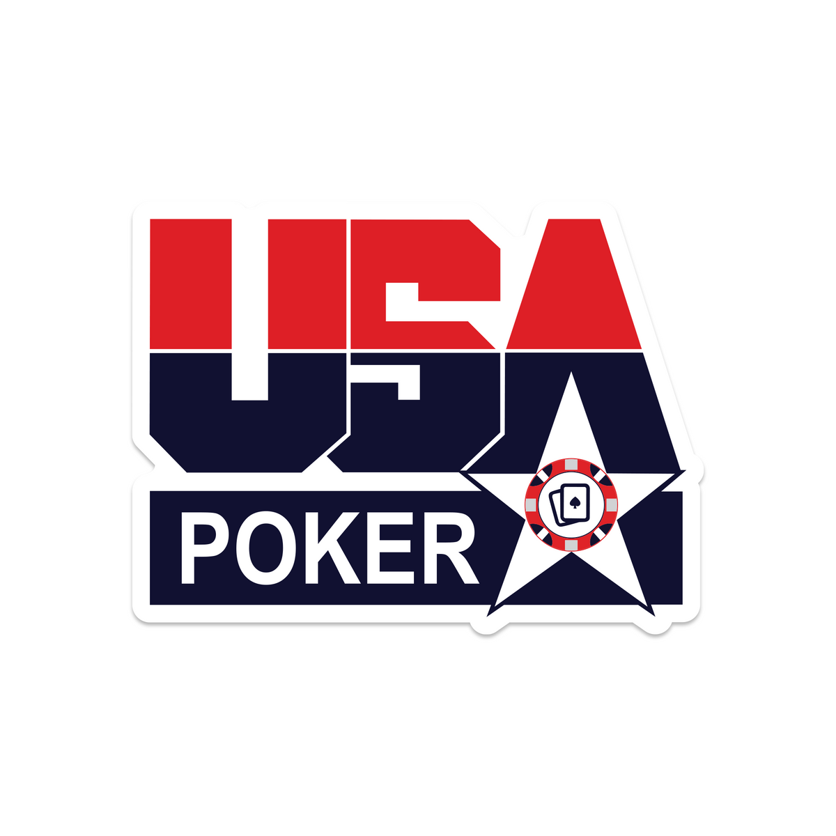 USA Poker Sticker