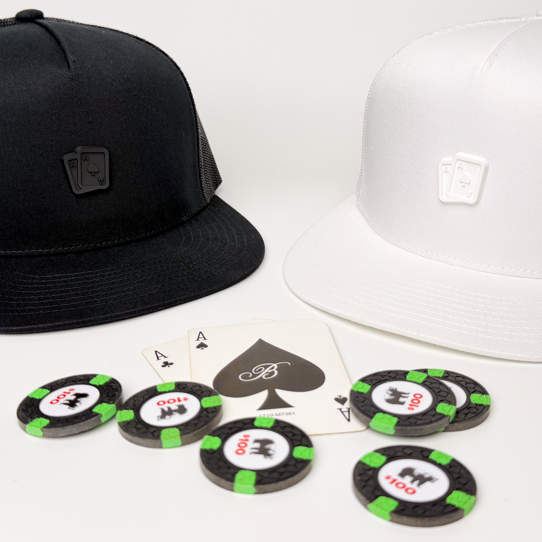 Pocket Aces Flatbill Trucker Hat