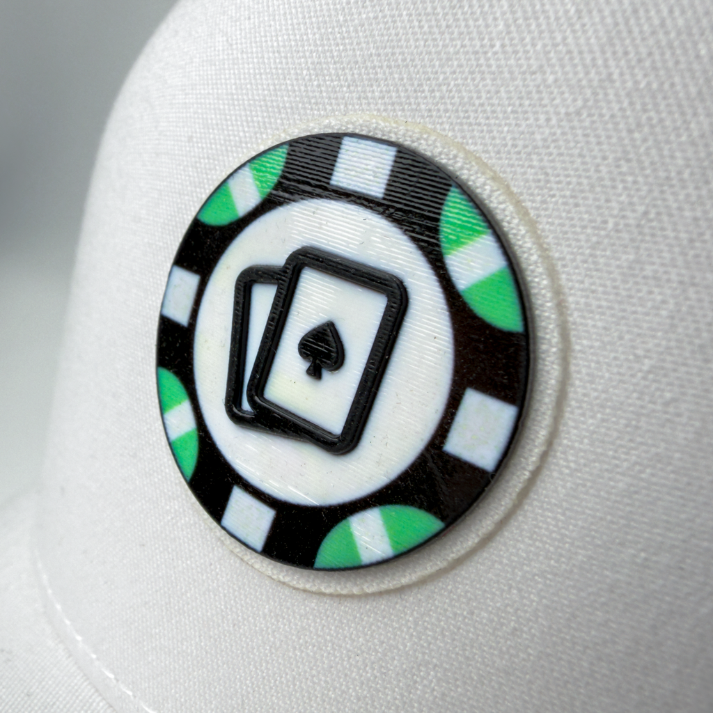 3D Poker Chip Classic Trucker Hat