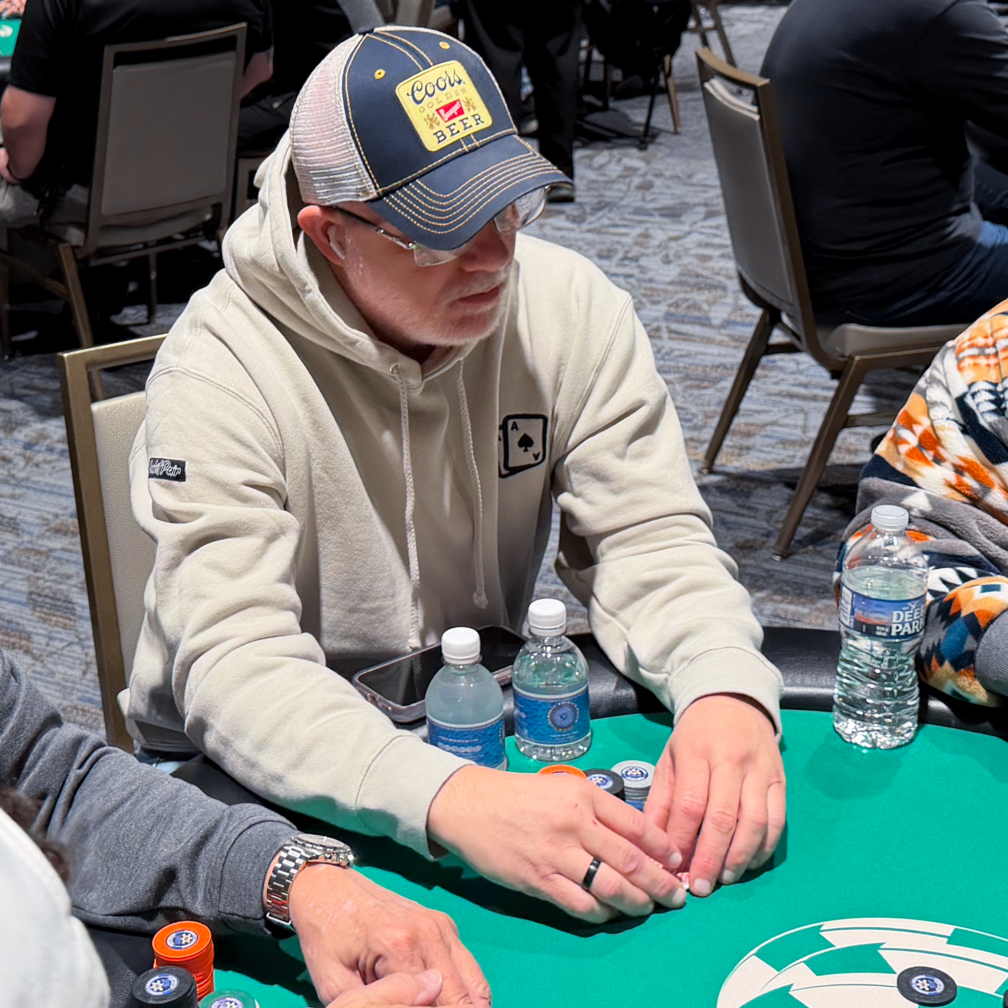 Pocket Aces Stitched Hoodie
