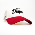 Dirty Diaper White/Red Hat