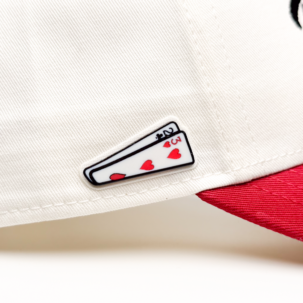 Dirty Diaper White/Red Hat