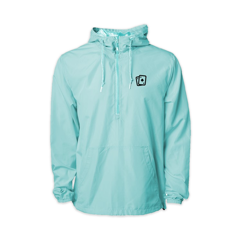 Pocket Aces Lightweight Pullover Windbreaker