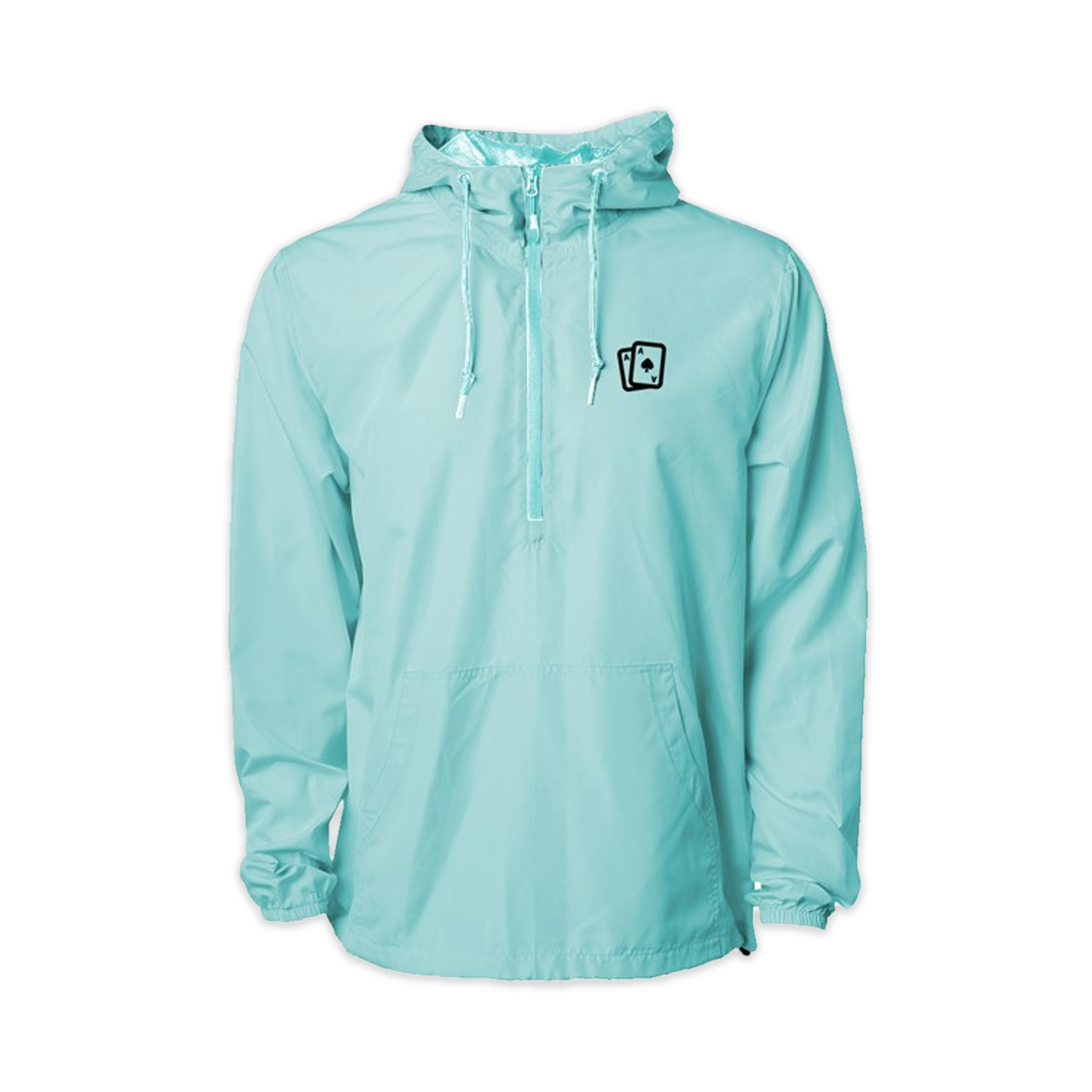Pocket Aces Lightweight Pullover Windbreaker
